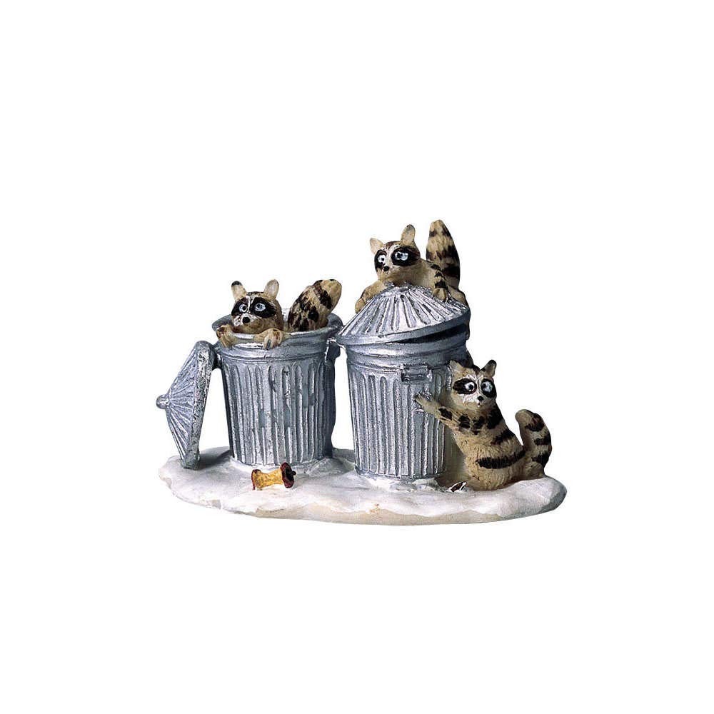 Lemax Village Collection Racoon Trash Bandits #42878