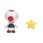 Super Mario 4-Inch Acation Figures Toad With Star