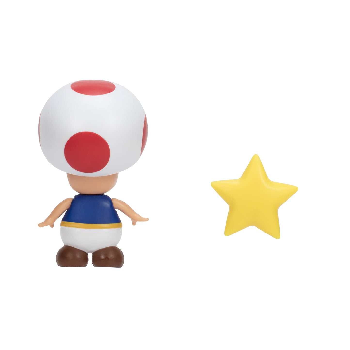 Super Mario 4-Inch Acation Figures Toad With Star