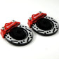 4pcs RC 1/10 RC Allum Brake Disc Caliper 12mm Hub for 1/10 RC Racing Model Car