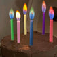Happy Birthday Cake Candles, Birthday Candle Fun Colorful Candle Holders Included, for Birthday Cakes to Make it a Magical Celeb