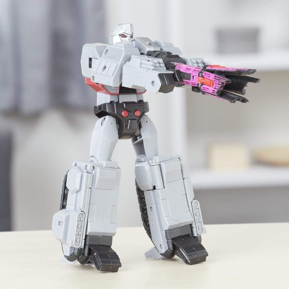 Transformers Toys Cyberverse Action Attackers Ultimate Class Megatron Action Figure - Repeatable Fusion Mega Shot Action Attack