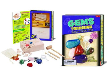 Tedco Gems Treasure Excavation Kit - Dig & Discover Gemstones!