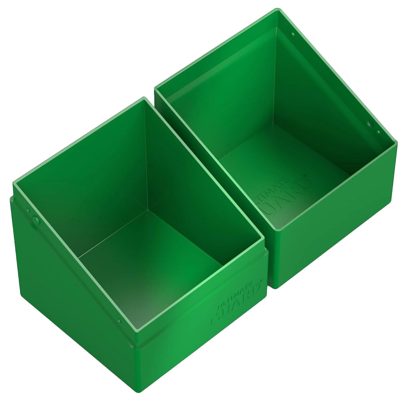 Ultimate Guard Boulder Solid 100+, Deck Case For 100 Double-Sleeved Tcg Cards, Green, Secure & Durable Storage For Trading Card