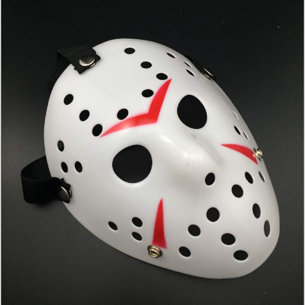 Leprato Halloween Mask Retro Thicken Horror Hockey Mask Halloween Masquerade Paty Cosplay Costume Mask
