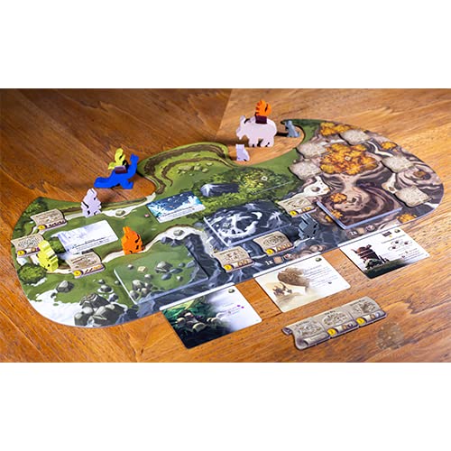 Starling Games Everdell Spirecrest 2nd Edition Board Game - One Size, Cardboard, Green/Brown/Gray, Model 223009