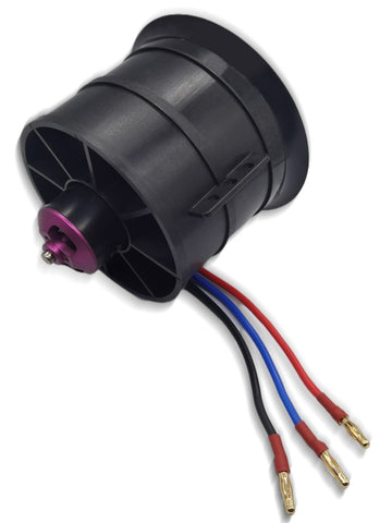 DD 90mm EDF 12 Blades Ducted Fan with 1450KV RC Brushless Motor Balance Tested for EDF 6S RC Jet Airplane