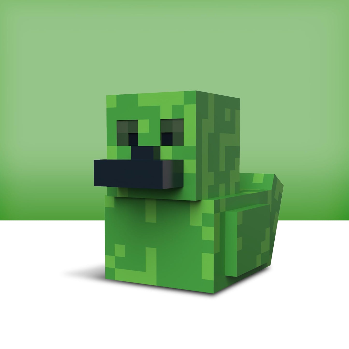 TUBBZ Mini Creeper Vinyl Rubber Duck - Small Collectible Figure - Official Minecraft Merchandise - Green Rubber