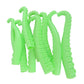 10 Silicone Finger Tentacle Puppets Green Glow-in-The-Dark