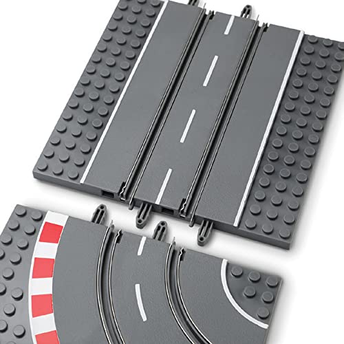 Micro Slot Racing Track Extension - 2 Curve And 2 Straight