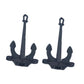 Fabloft 2Pcs Rc Boat Anchors Miniature Anchors Rod Mini Hall Anchors For Kids Adults 1.0Cmx1.7Cm