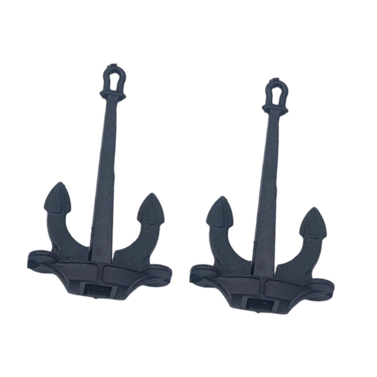 Fabloft 2Pcs Rc Boat Anchors Miniature Anchors Rod Mini Hall Anchors For Kids Adults 1.0Cmx1.7Cm