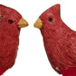 Blossom Bucket Set Of 2 Mini Red Birds-Cardinals