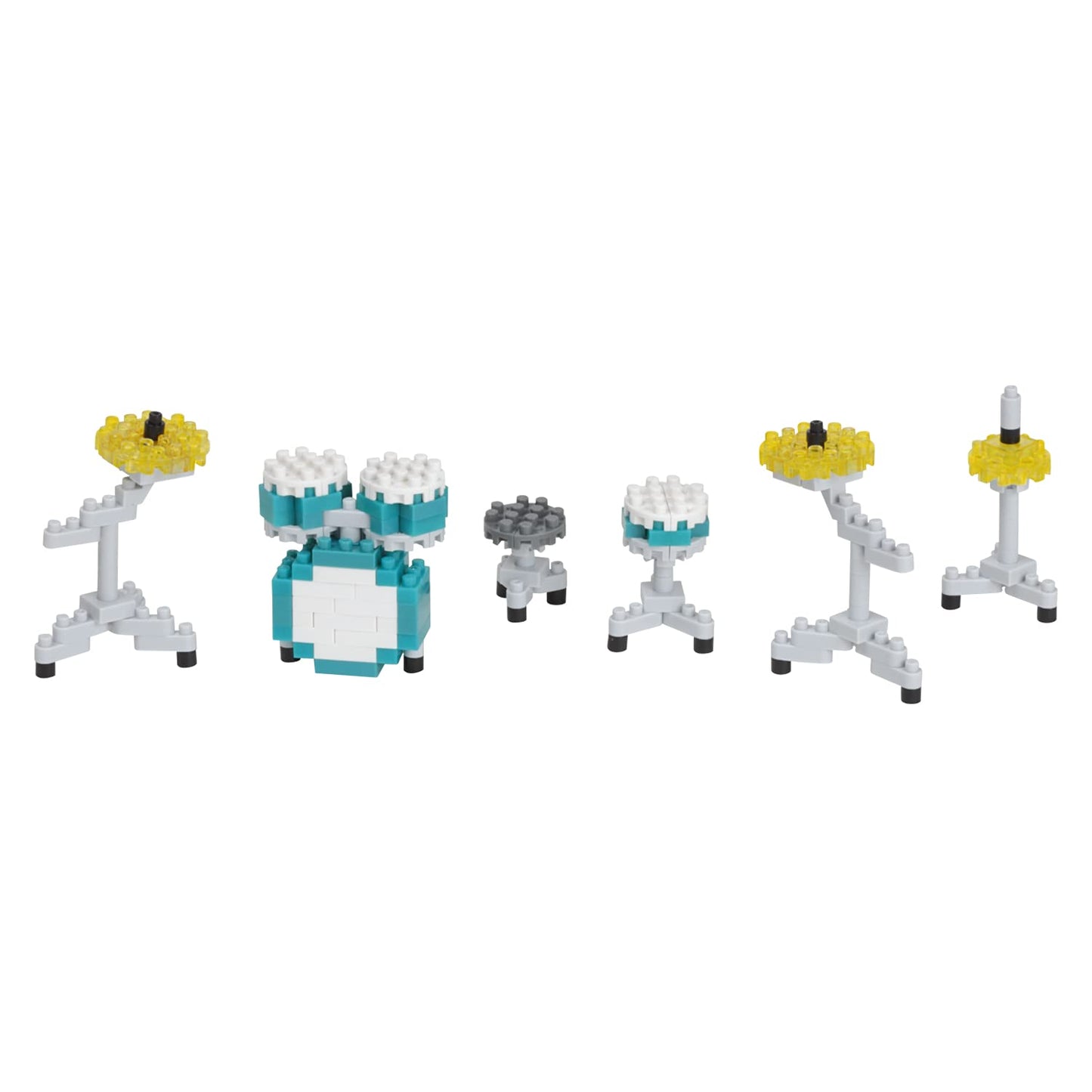 Nanoblock - Instruments - Drum Set, Collection Series Building Kit