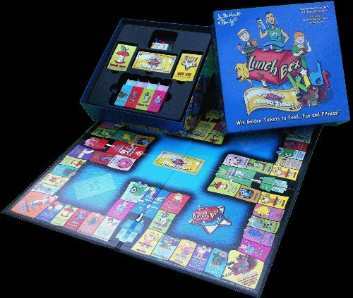 Lunchbox Kids Health & Fitness Educational Activity Board Game.
