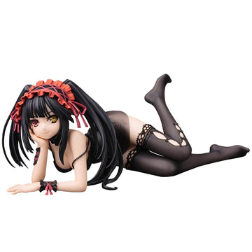 Lunk Tokisaki Kurumi Action Figure Black Pajamas Model Pvc Anime Statue Character Collections Model Ornaments 7.5 Inch