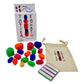 TOTIKA KOHATU Wood Rock Stacking Game - Classic Fun for All Ages
