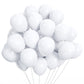 Kalor 5 Inch White Balloons,100 Pcs Matte Latex Balloons, White Party Balloons For Garland Arch,Happy Birthday Party, Baby Shower Decorations, Wedding Decorations