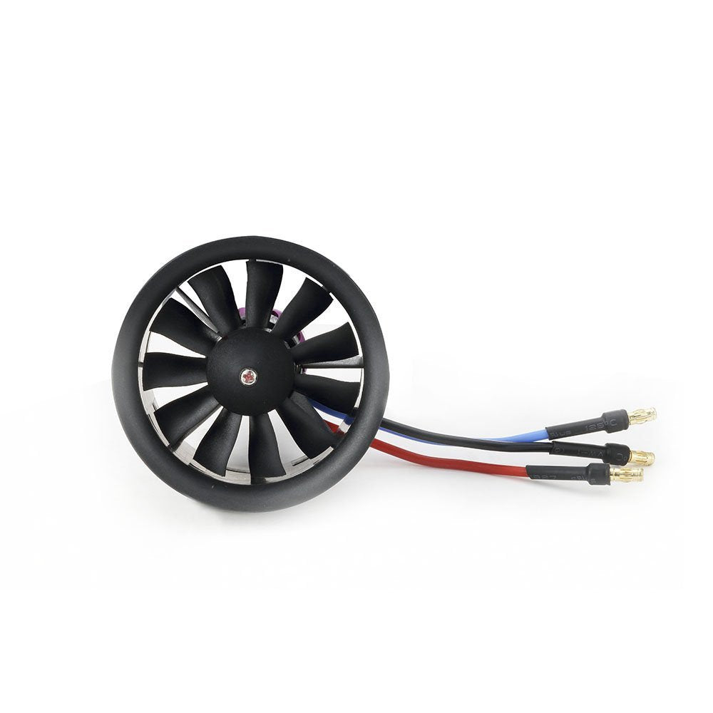 Powerfun Edf 50Mm 11 Blades Ducted Fan With Rc Brushless Motor 4300Kv Balance Tested For Edf 4S Rc Jet Airplane