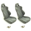 Raidenracing 1/10 Scale Realistic RC Crawler Truck Rubber Seats Chair SCX10 II III Wraith Body Accessories 2pcs