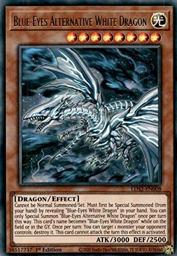 Blue-Eyes Alternative White Dragon - Lds2-En008 - Ultra Rare - 1St Edition