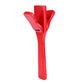 EnvironmentallyFriendly Fine Workmanship Durable Red Solid And Sturdy Castanet, Long Handle Castanet, For Music Room, Ktv Birth