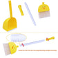 Mini Broom With Dustpan For Kids,Boys Girls Small Cleaning Set, Combo Pretend Play Toys Toddler Little Housekeeping Helper Set-Y