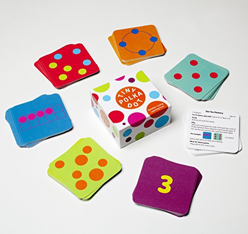 Math for Love Tiny Polka Dot - Colorful Math Learning Game for Kids, Engaging and Fun Educational Tool, Multiple Color Options