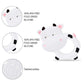 Amazingm Cow Sensory Chew Teether For Boys And Girls,Food Grade Silicone Safety Pendant Chewy Teething Toy For Kids With Autism, Adhd,Oral Motor,Teething,Biting Needs