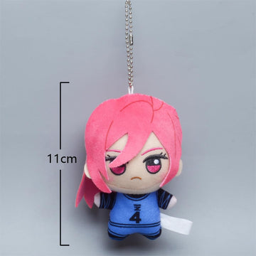 LUNK Anime Plush Figures 4.3'' Cute Seishiro Nagi/Isagi Yoichi/Reo Mikage Soft Stuffed Figure Pendant Bag Accessories
