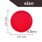 Glamorway Pack Of 5 Red 2-Inch Mini Air Hockey Table Pucks (2.5-Inch)