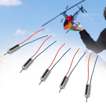 5pcs DC 4.5V 32250RPM Micro Coreless Motor Model Motor Micro Motor Low Noise DC Hobby Motor for Model Toy Model Aircraft