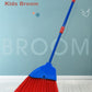 Xifando Kids Broom-Housekeeping Cleaning Tool For Kids Pretend Playing,Retractable Small Broom For Littler Helper(Blue+Red)
