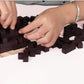 3D Wooden Brain Teaser Puzzle Cube Wooden Puzzles T-Shaped Jigsaw Logic Puzzle Game Puzzles Educational Toy for Kids and Adults