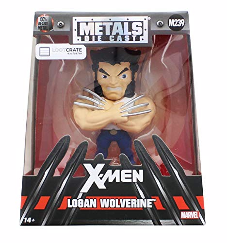 Jada Die-Cast Metal Logan Wolverine M239 Lootcrate Exclusive Figure