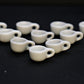10 White Gray Coffee Tea Cup Size 2 X 1.5 Cm Dollhouse Miniatures Food Kitchen Docoration