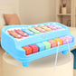 Storio 8 Tone Xylophone Learning Toys Kids Educational Knock Playing 2 In 1 Colorful Plastic Percussion Piano Toy (Multi Color)