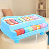 Storio 8 Tone Xylophone Learning Toys Kids Educational Knock Playing 2 In 1 Colorful Plastic Percussion Piano Toy (Multi Color)