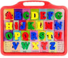 Game Phactory Educational Multi Color Alphabet Slate 2 in 1 to Learn Pictures, Spellings & Alphabets Along with Green Writing Bo