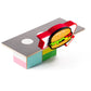 CANDYCAR Wooden Diecast Collection - Hamburger Shack  enhanced Handcrafted Beech Wood Toy