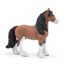 Papo 51571- Figure - Clydesdale Horse, Multicolor