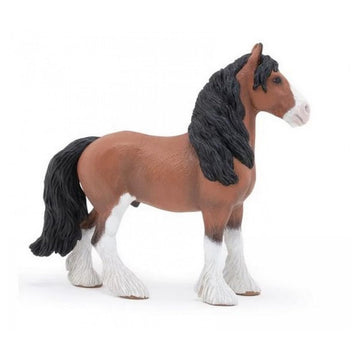 Papo 51571- Figure - Clydesdale Horse, Multicolor