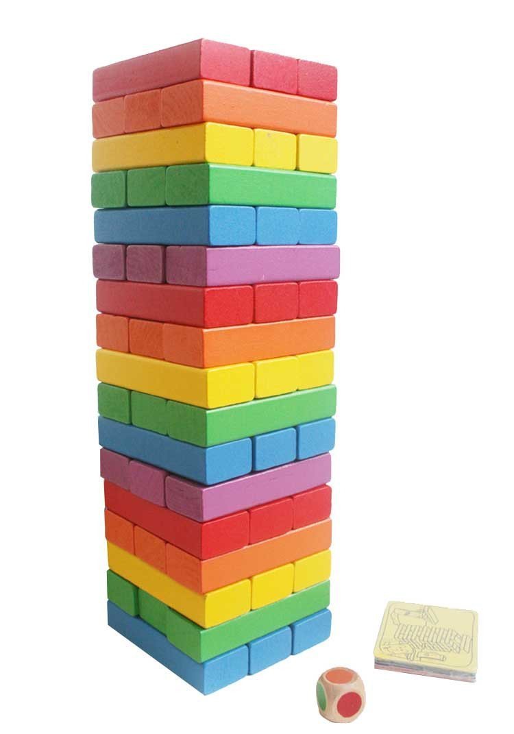 Shopaholic Wood 48 Colorful Wooden Building Block (Color)