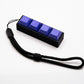 Zkeebs Four-Button Clicky Mechanical Switch Fidget Toy - Plastic, Purple Keycaps, Stress Relief, ADHD - Black Base
