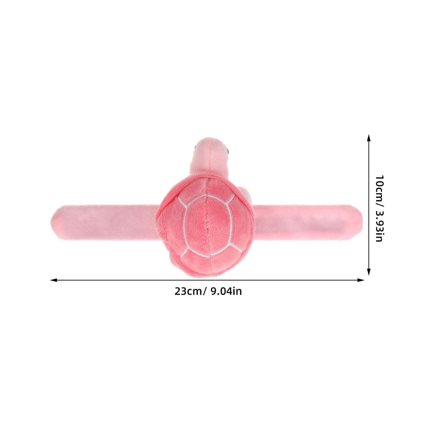 Abaodam Turtle Slap Bracelet Plush Stuffed Animal Slap Bracelet Hugger Snap Wrist Band for Kids Birthday Party Favors