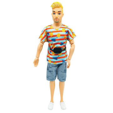 FLFUATT Stylish Fashions Girls Doll Toys, The Ultimate Fashionista Doll for Trendy Kids, 11.5 Inch Fashion Doll (Pineapple Short