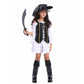 Pgond Cute Pirate Girls Halloween Dress Up Costume L