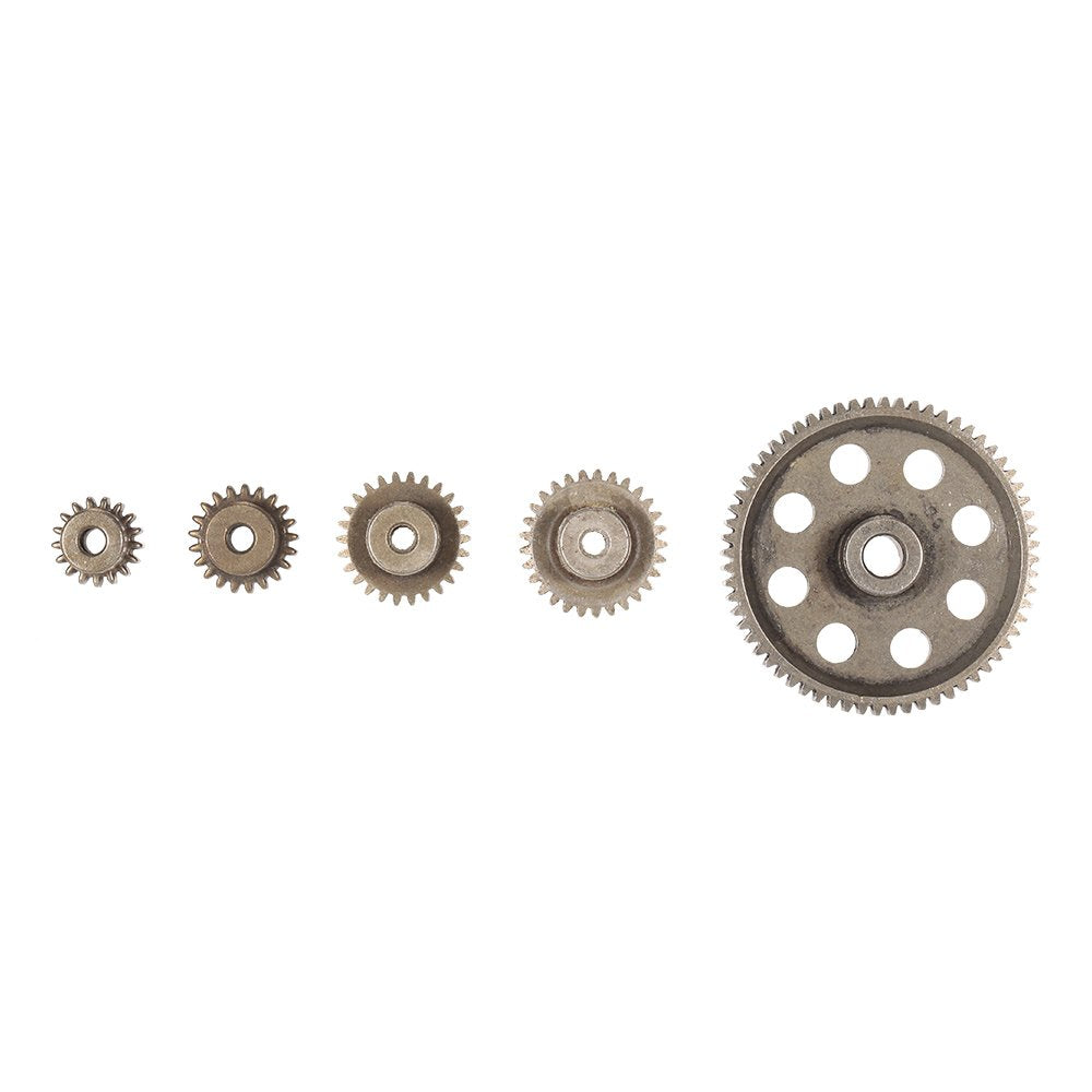 Globact 11184 Steel Diff Differential Main Metal Spur Gear 64T 17T 21T 26T 29T Motor Gear RC Replacement Parts for Redcat Volcan