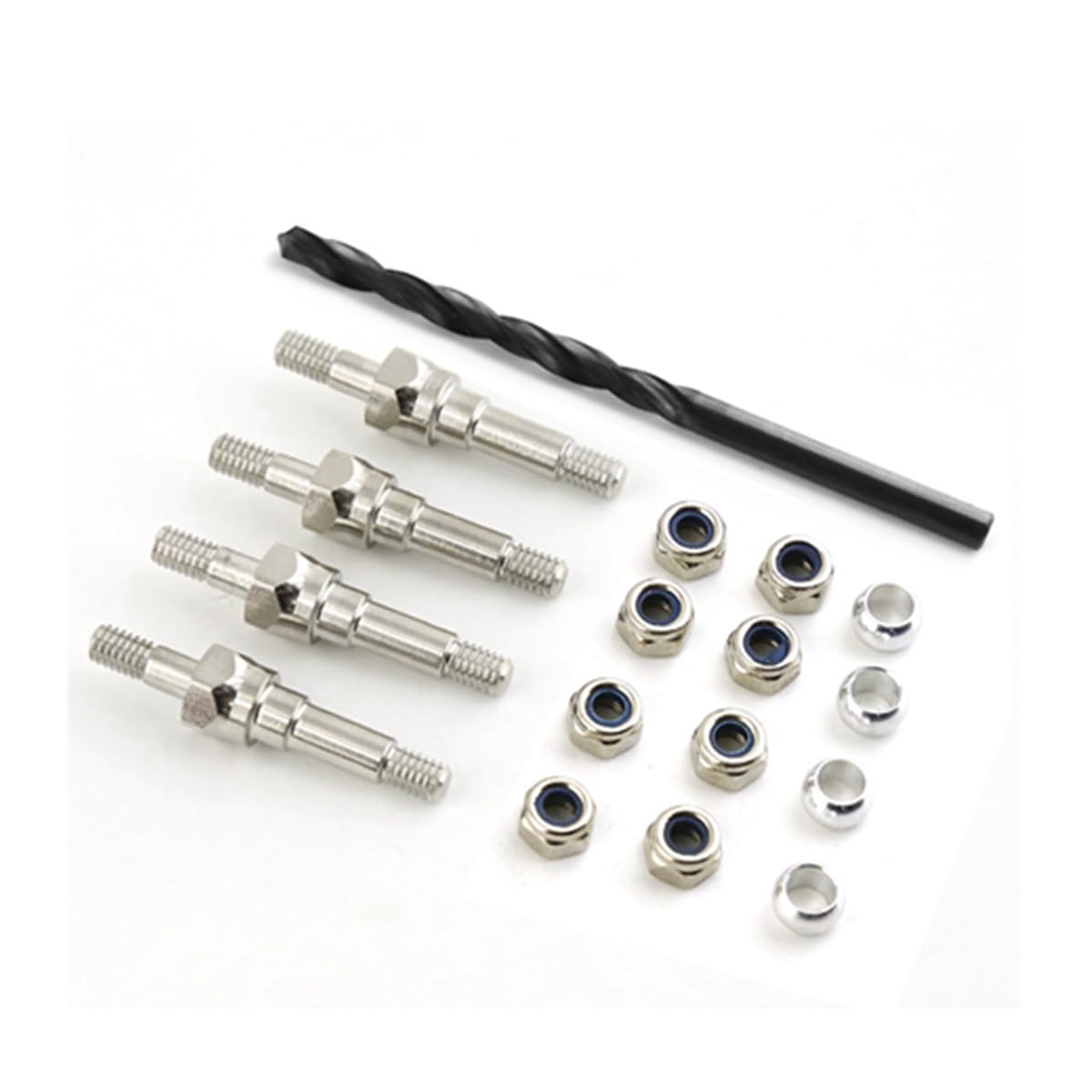 #45 Steel Shock Standoff Set Upgrade Parts for 1/7 Arrma 6S Big Rock Felony Fireteam Infraction Mojave 6S,1/8 Kraton Notorious O