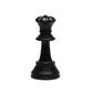 WE Games Replacement Dark Queen Chess Piece - Plastic, Felt Bottom, Classic Design for Tournament Chess Set